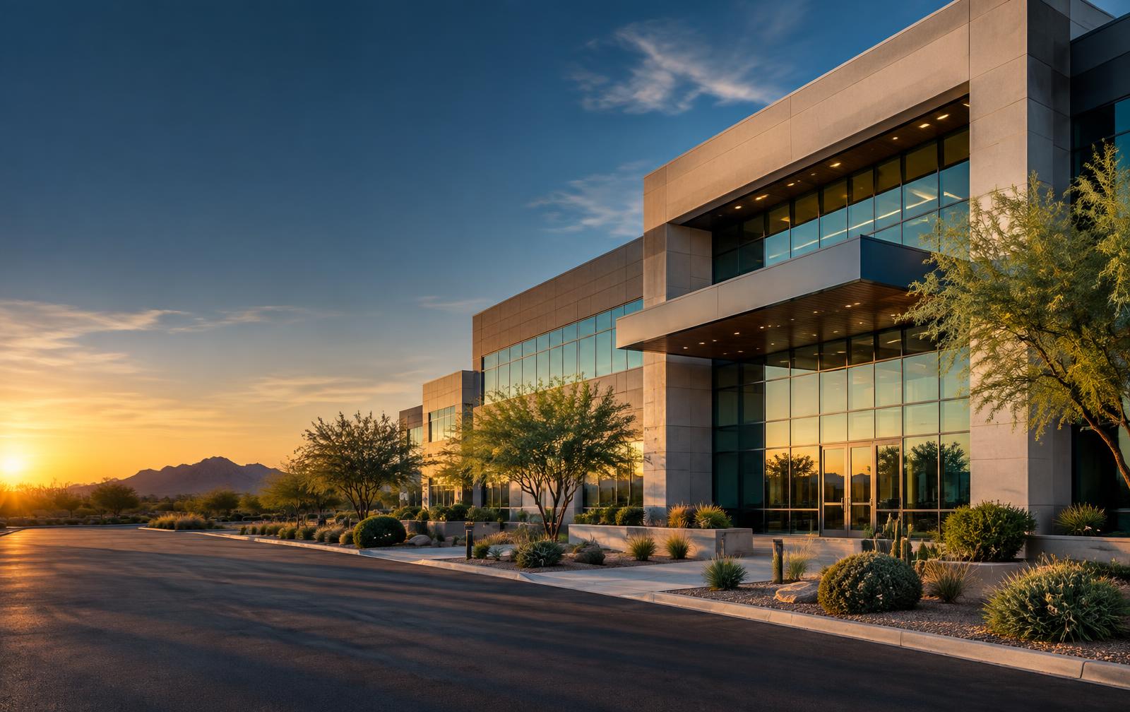 Modern business offices in Mesa, Arizona
